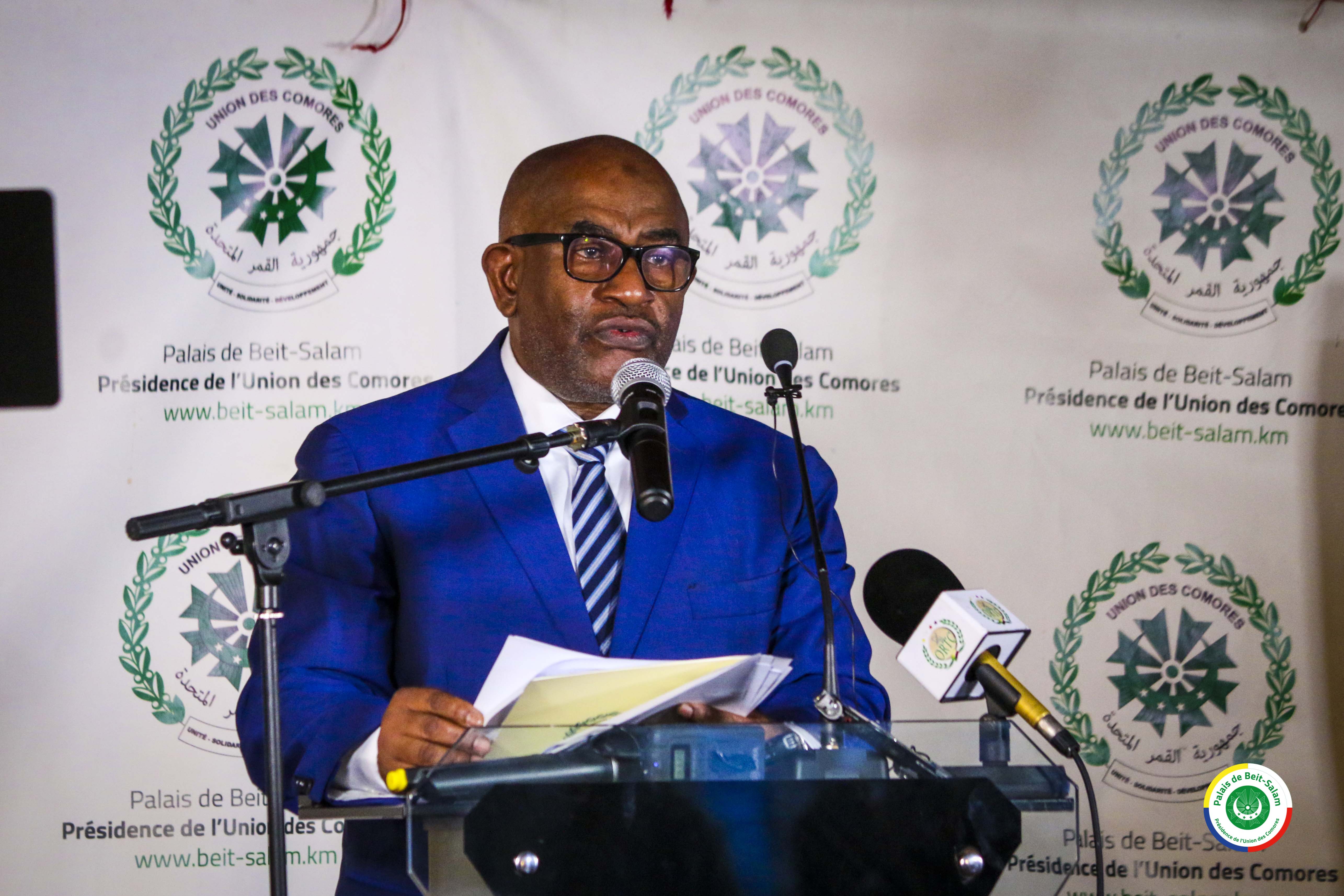 Discours de Son Excellence Monsieur AZALI Assoumani,  Président de l’Union des Comores, à l’occasion du  Deuxième anniversaire de son Investiture en qualité de Président de l’Union des Comores